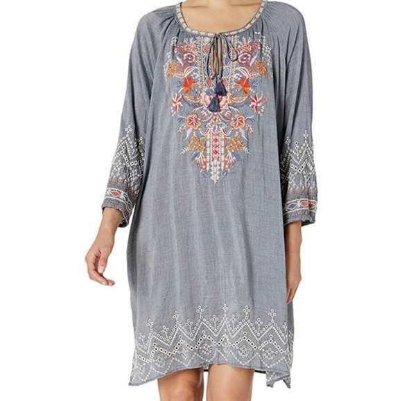 NWT JOHNNY WAS PEASANT DRESS SIZE M - Picture 1 of 8